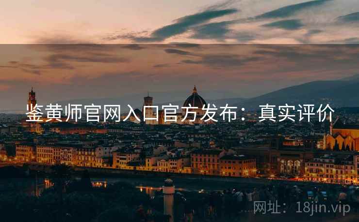 鉴黄师官网入口官方发布：真实评价